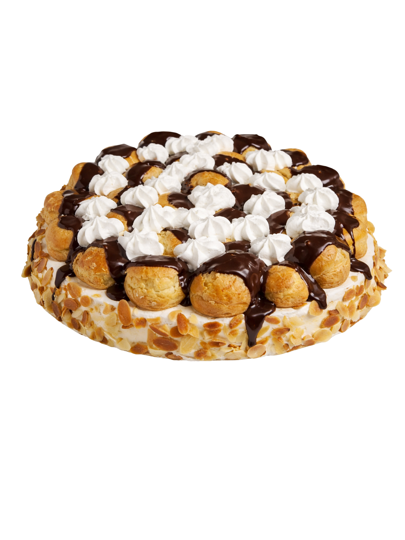 Tarta de profiteroles