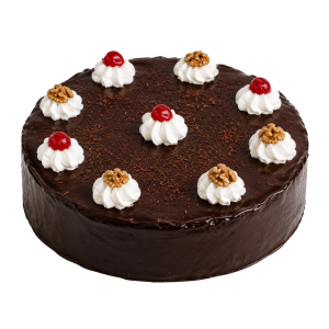 Tarta de chocolate y nuez