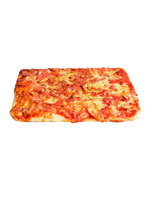 Pizza jamón y queso